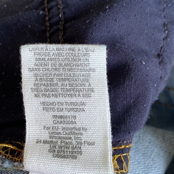 FREE PEOPLE  Busted in Mid Stone Blue Skinny Jeans, Size 25 - Picture 10 of 10